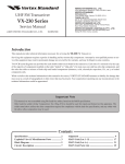 Vertex Standard VX-231 Service manual