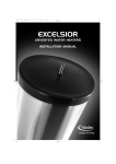 Excelsior GAS-FIRED WATER HEATER Installation manual