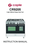Caple CR9205 Instruction manual