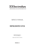 Electrolux DF36 Service manual