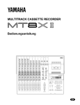 Yamaha MT8XII Operating instructions
