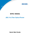 Billion BiPAC 9800 User manual