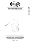 Universal Remote Control Thermo Control Operating instructions