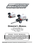 Amazing Machinery Performance Diesel Engine Operator`s manual