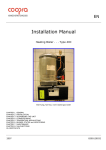 Coopra 40C Installation manual