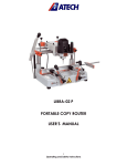 ATech Machine LIBRA-02 M User`s manual