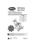 Ariens 920014 COMPACT 24 LE Specifications
