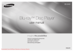 Samsung BD-E5400 User manual