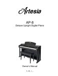 Artesia AP-8 Owner`s manual