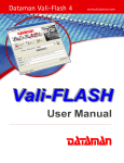 Dataman Vali-Flash 4.1 Manual