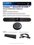 VADDIO GroupSTATION User guide