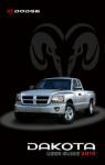 Dodge 2010 Dakota User guide