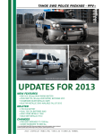 Chevrolet 2013 Tahoe Police Package Owner`s manual