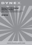 Dynex DX-M102 User guide