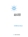 Agilent Technologies N9360A User manual
