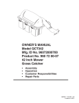 Electrolux 960 72 00-07 Owner`s manual
