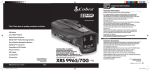 Cobra XRS 9970G Operating instructions