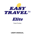Easy Travel Elite User`s manual