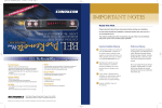 Beltronics RX75PLUS - RX-75 PLUS Radar Detector Owner`s manual