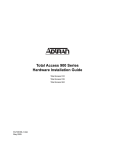 ADTRAN 6-Amp Power Installation guide