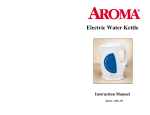 Aroma AWK-101 Instruction manual