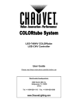 Chauvet COLORtube User guide