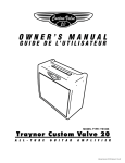 YORKVILLE YCV20 Owner`s manual