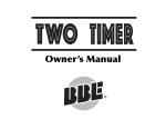 BBE Sound CRUSHER 122105 Owner`s manual