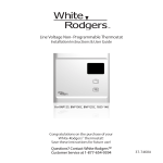 White Rodgers BNP125 User guide