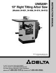 Delta 34-814 Instruction manual