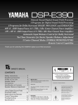 Yamaha DSP-100 Owner`s manual