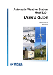 Vaisala WMS302 User`s guide
