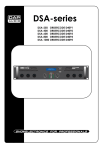 DAPAudio DSA-800 Product guide