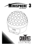 Chauvet Minisphere 3 User manual