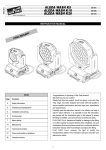 Clay Paky C61410 Instruction manual