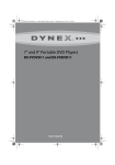 Dynex DX-P7DVD11 User guide