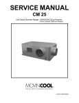 Movincool CM 25 Service manual