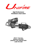 Unifire Saw Specifications