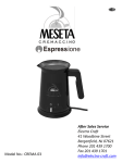 Meseta CREMA 03 Instruction manual