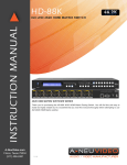 A-Neu Video HD-44 Instruction manual