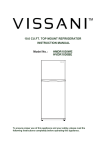 Vissani HVDR1030BE Instruction manual