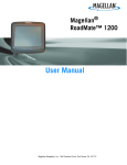 Magellan RoadMate Series User manual