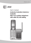 AT&T CL81211 User`s manual