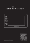 ENERGY SISTEM TV2070/90 User manual