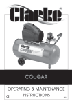 Clarke COUGAR 50 Specifications
