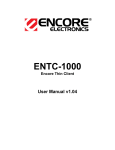 Encore ENTC-1000 - V1.04 User manual