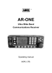 AOR AR-ONE Specifications