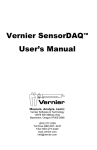 Vernier SensorDAQ User`s manual