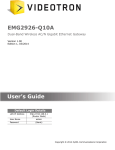 ZyXEL Communications EMG2926-Q10A User`s guide