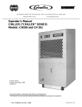 Cornelius CH550 Operator`s manual